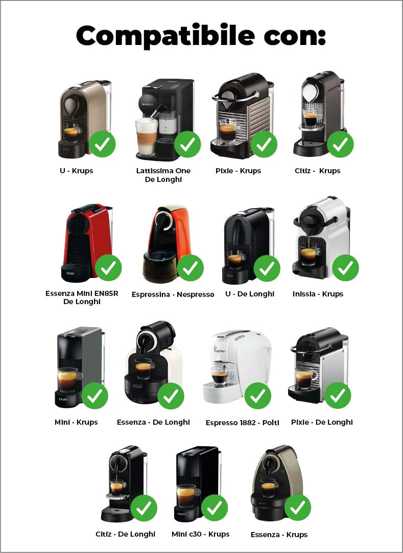 Copy of 50 NESPRESSO Comp ALUMINIUM CAPSULES®DELUXE Blend