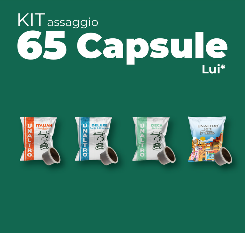 Kit Assaggio 65 capsule LUI® -FIORFIORE®- MARTELLO®