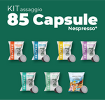 Kit Assaggio 85 capsule Nespresso*