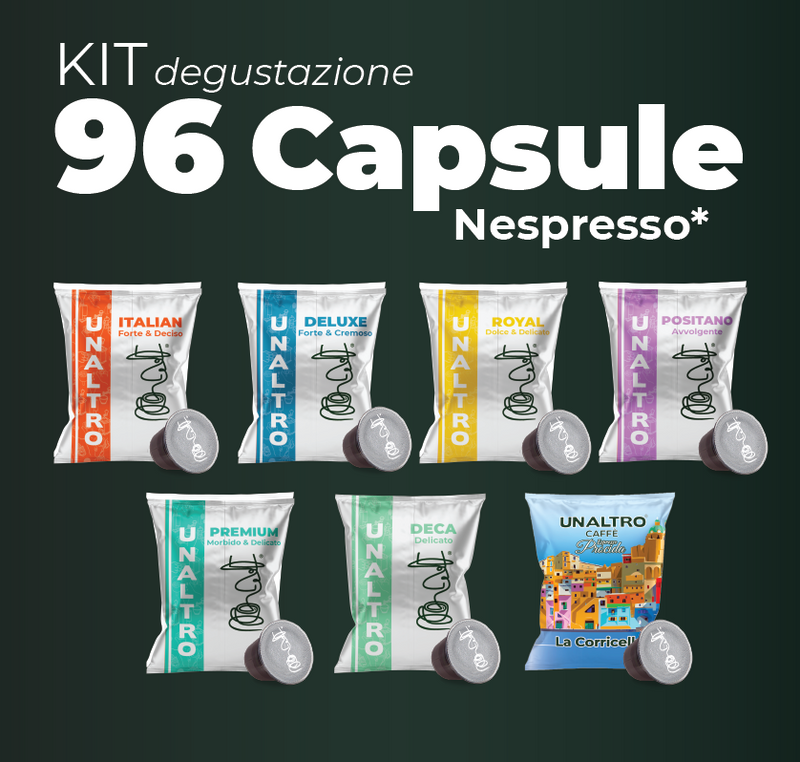 Kit Assaggio 96 capsule Nespresso*